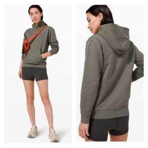 Lululemon All Yours Athleisure Neutral Workout Lounge Yoga Terry Hoodie